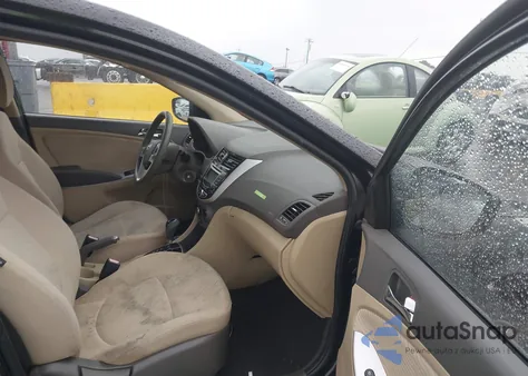 2012 Hyundai Accent Gls z USA, uszkodzony, nr VIN KMHCU4AE6CU108828